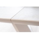 Стол обеденный SIGNAL ARMANI Ceramic серый мат 160-220/90